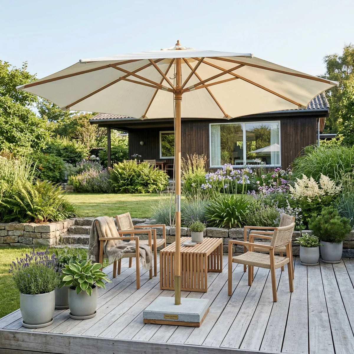 Parasol hvid