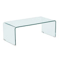 Nicole glas sofabord 95x45x35 cm