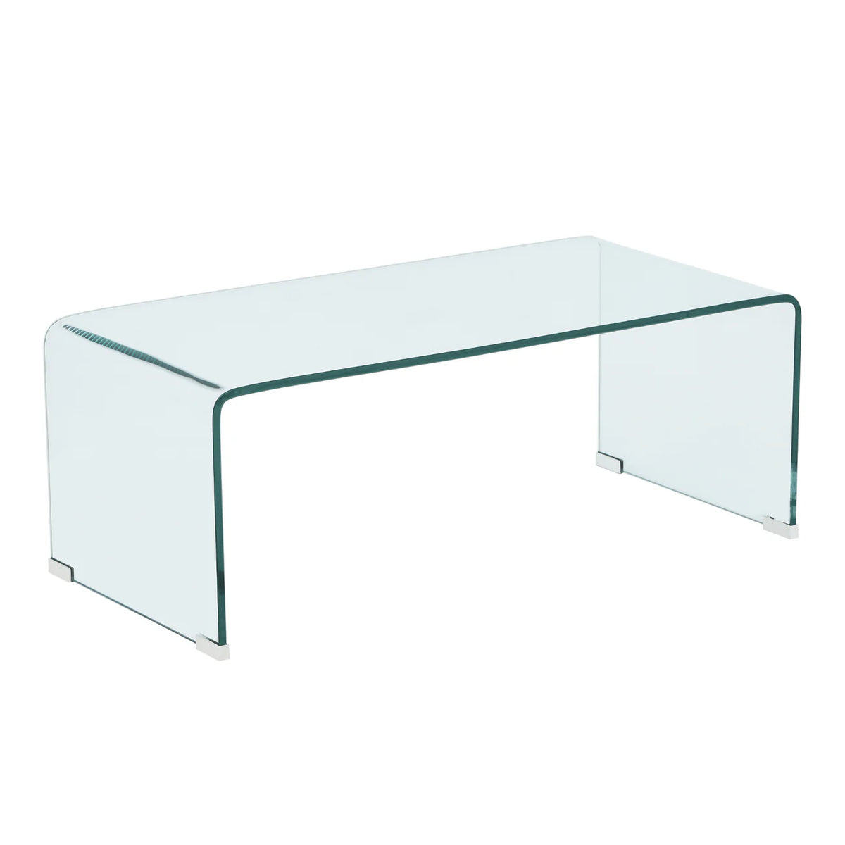 Nicole glas sofabord 95x45x35 cm